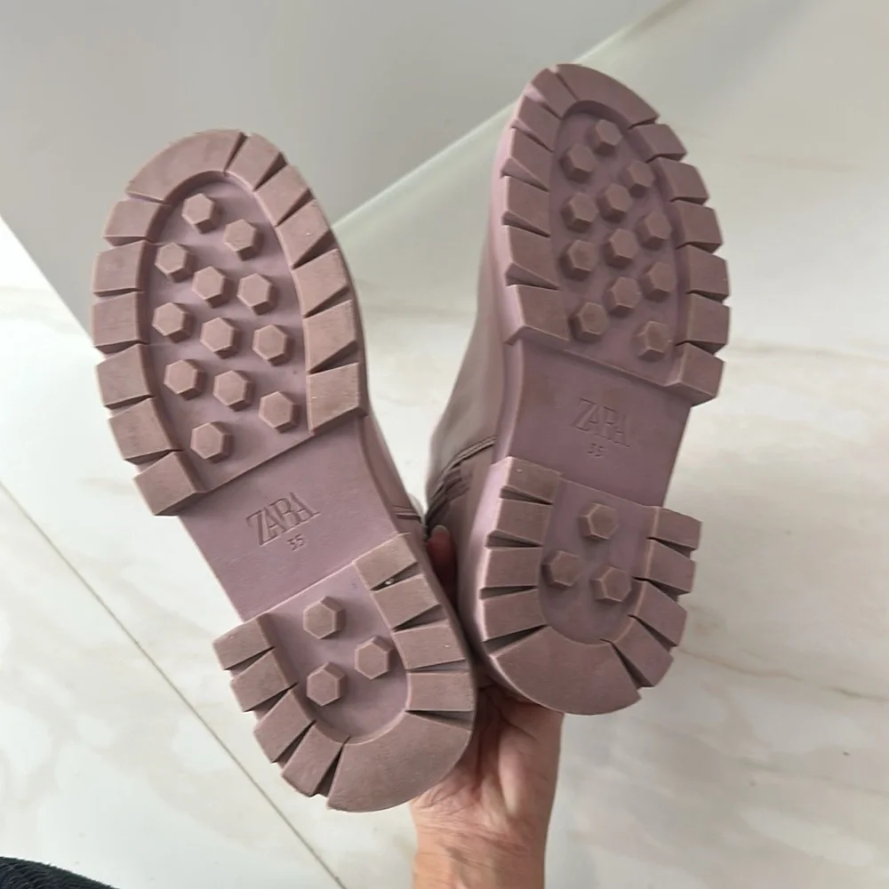 Zara girls combat boots